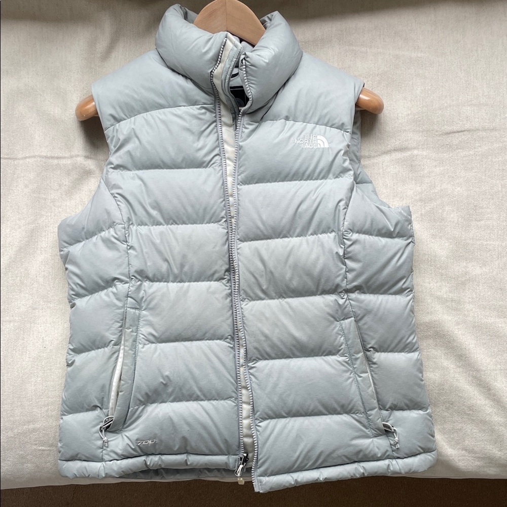 The North Face Gray Quilted Vest